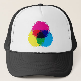 Boné CMYK psicadélico