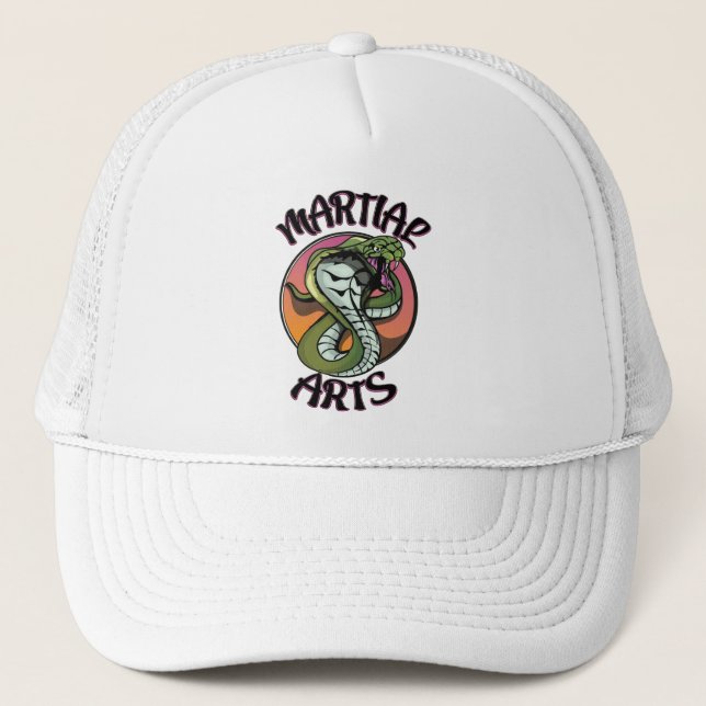 Boné Cobra de Artes Marciais (Frente)