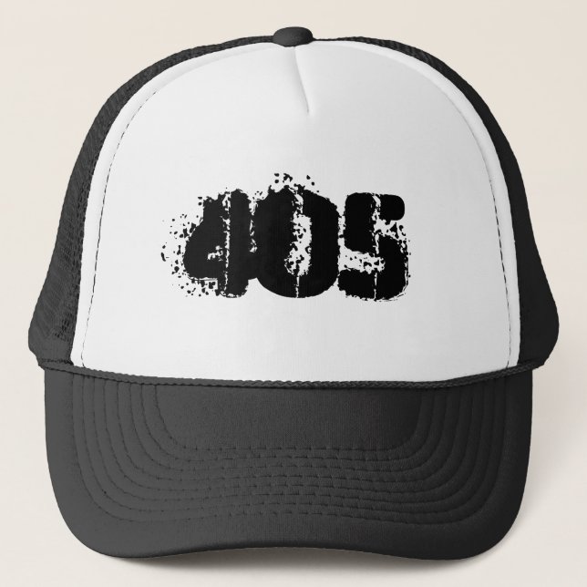 Boné Código de área de Oklahoma 405 (Frente)