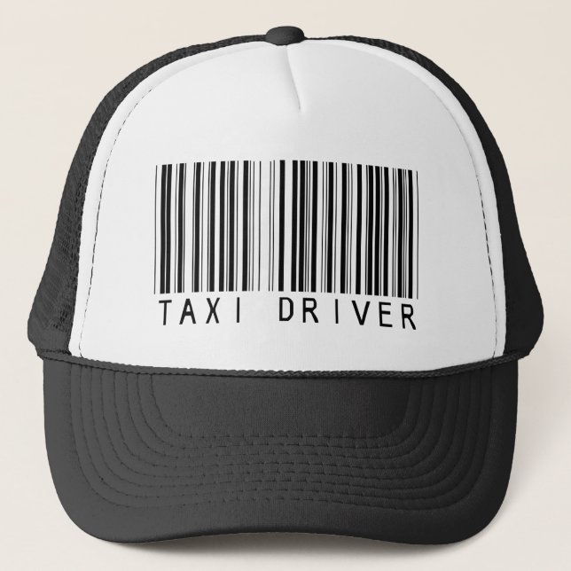 Boné Código de barras do taxista (Frente)