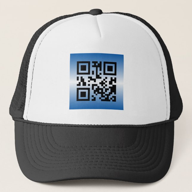 Boné Código QR® dizendo: PASSOVER FELIZ (Frente)