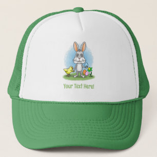 Boné Coelhinho de Páscoa Fofo e a Galinha