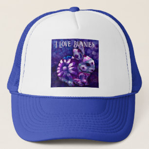 Boné Coelho de Floral Caprichoso Personalizado