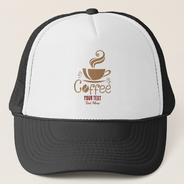 Boné Coffee Lover Design – Minimal Coffee Cup Graphic (Frente)