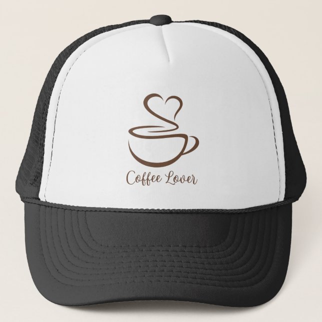 Boné Coffee Lover Heart Steam (Frente)