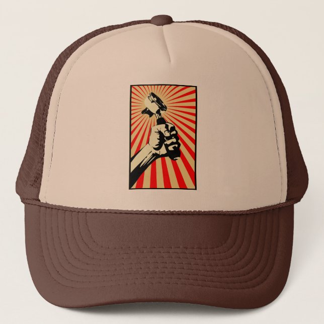 Boné Coffee Revolution Cap - Barista Designs (Frente)