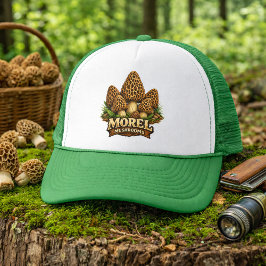 Boné Cogumelos Morel da Floresta
