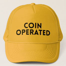 Boné COIN OPEROU o slogan irônico divertido