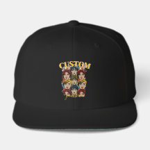 Colagem de Personagens Retrô Vintage com Texto Per
