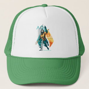 Boné Colagem modernista de Aquaman Aquaman