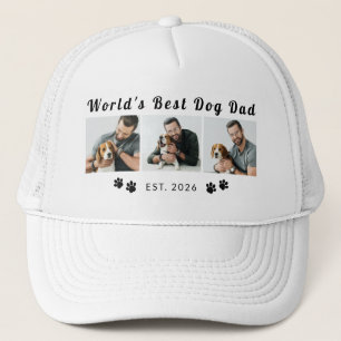Boné Colar de Fotos Personalizado do Melhor Pai de Cach