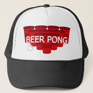 Boné college beer pong