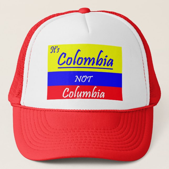 Boné Colombia not Columbia ball cap (Frente)