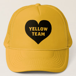 Boné Color War Yellow Team Hat