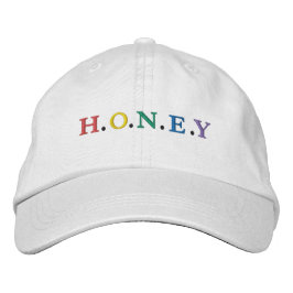 Boné Colorful HONEY Embroidered Baseball Cap
