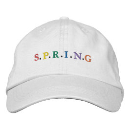 Boné Colorful SPRING Embroidered Baseball Cap