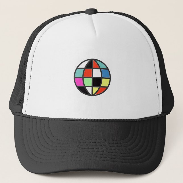 Boné colorful world globe (Frente)