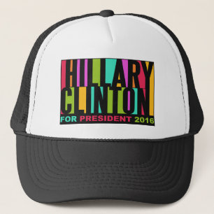 Boné Colorida Hillary Clinton 2016 chapéus