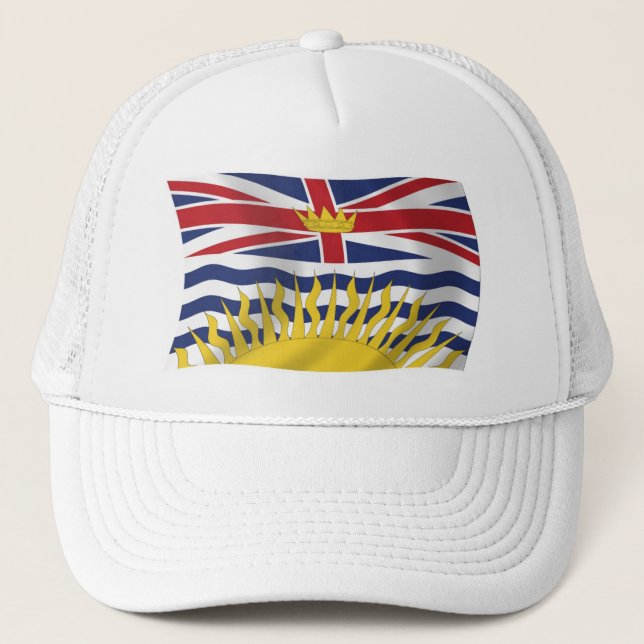 Boné com a Bandeira da Colúmbia Britânica (Frente)