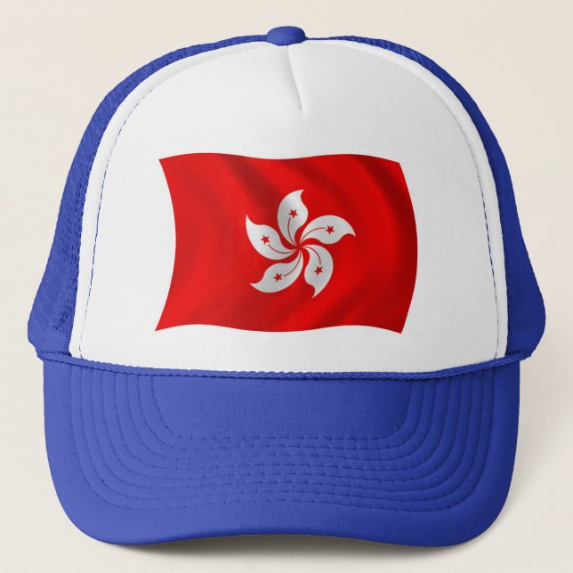 Boné com a Bandeira de Hong Kong (Frente)