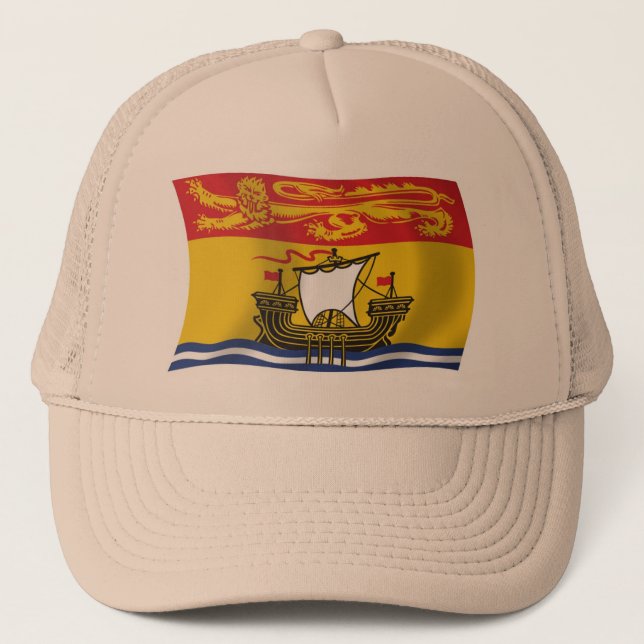 Boné com a Bandeira de New Brunswick (Frente)