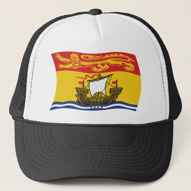 Boné com a Bandeira de New Brunswick (Frente)