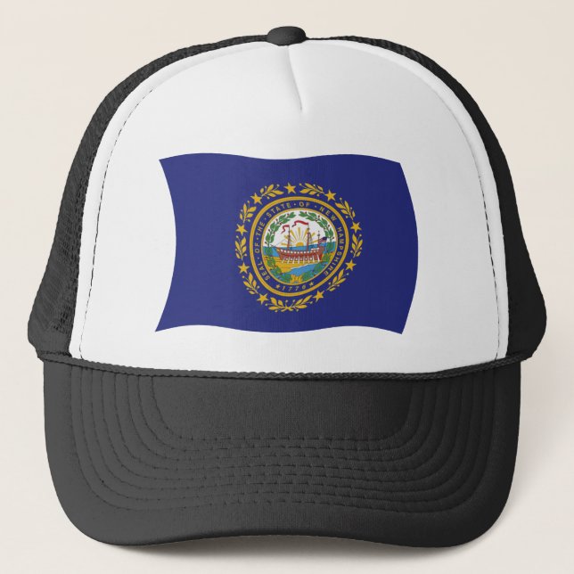 Boné com a Bandeira de New Hampshire (Frente)