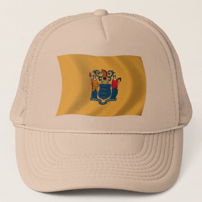 Boné com a Bandeira de Nova Jérsei (Frente)