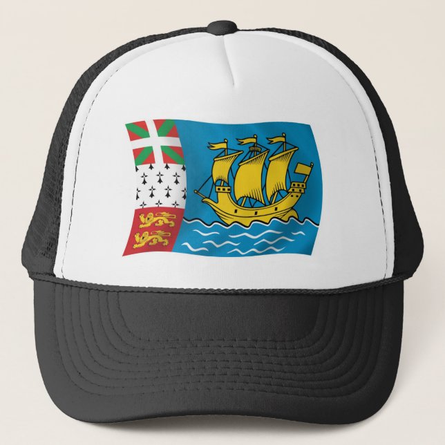 Boné com a Bandeira de São Pedro e Miquelão (Frente)