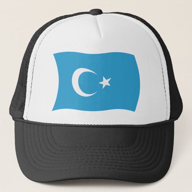 Boné com a Bandeira de Xinjiang Uigur (Frente)