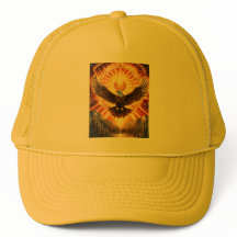 boné com águia-ouro