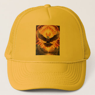 boné com águia-ouro