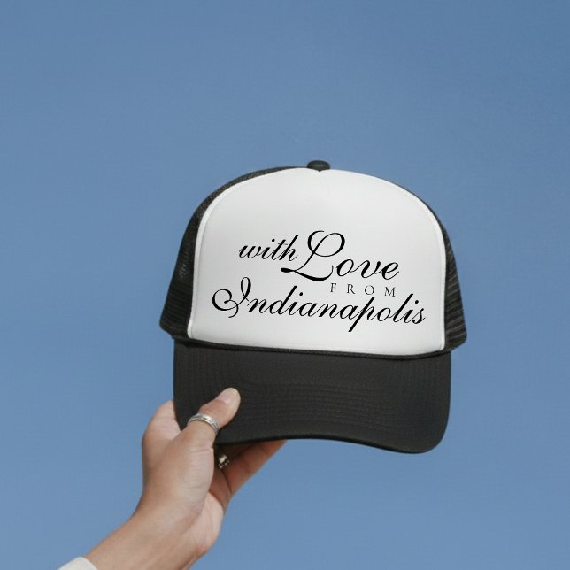 Boné Com Amor Da Mercadoria De Casamento De Destino (*AI Generated Mockup )