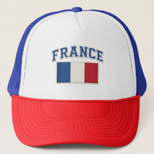 Boné com Bordado da Bandeira Patriótica da França