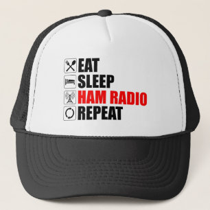 Boné Coma. Durma. Rádio Ham. Repetir
