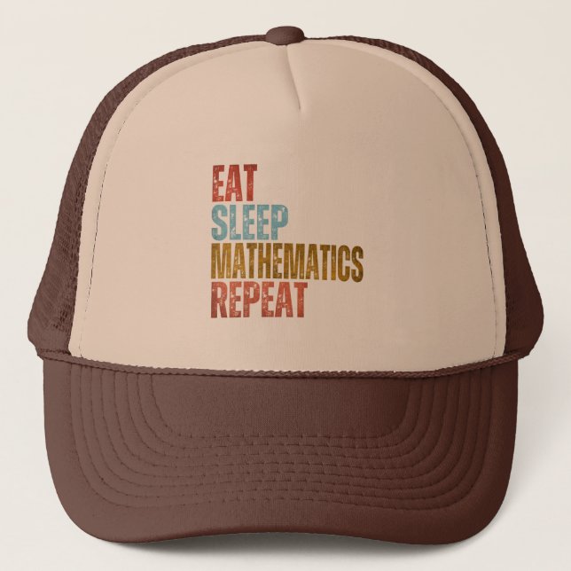BONÉ COMA MATEMÁTICA DORMIR REPETIR (Frente)