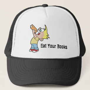 Boné Coma seu chapéu dos livros