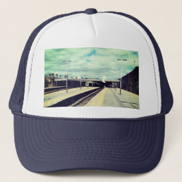 Boné Comboio na estação