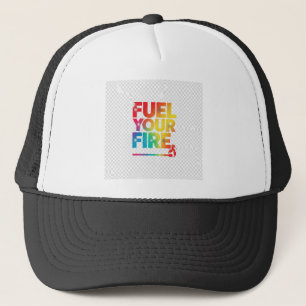 Boné Combustível seu fogo, design de camiseta