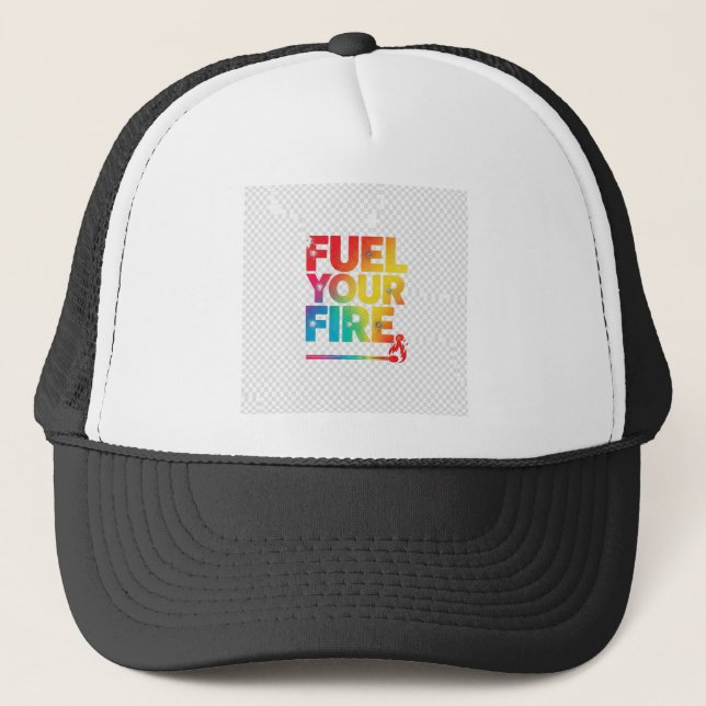 Boné Combustível seu fogo, design de camiseta (Frente)