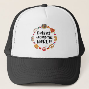 Boné Comendo pelo mundo