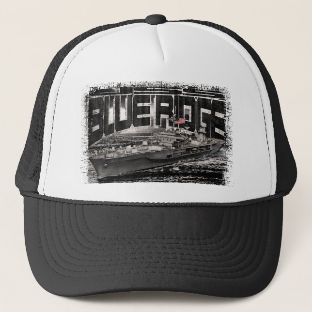 Boné Command ship Blue Ridge Trucker Hat Trucker Hat (Frente)