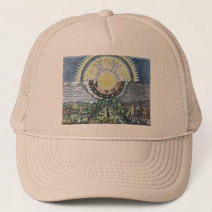 Boné Como acima, assim abaixo da camisa da alquimia