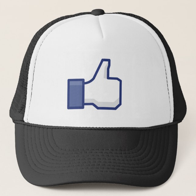 Boné Como Mão - Polegar para Cima no FB (Frente)