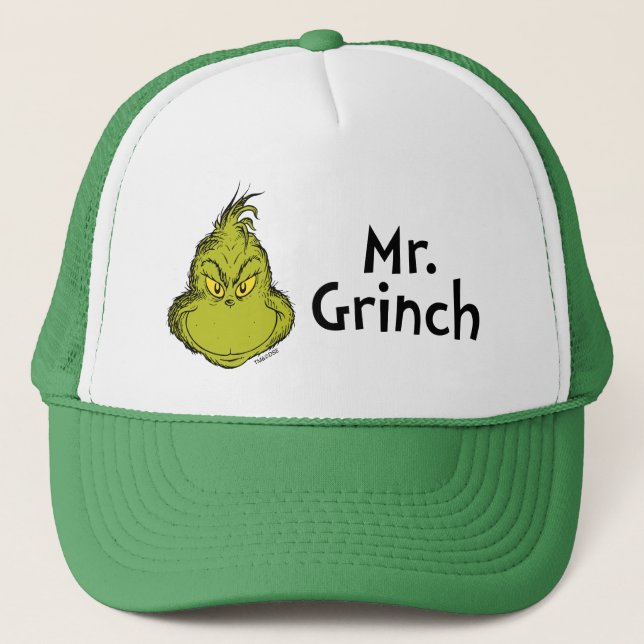 Boné Como o Grinch Roubou o Natal | Sr. Grinch (Frente)