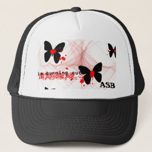 Boné Como o primavera sangra o chapéu do camionista