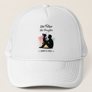 Boné Como Pai Como Filha - Nome Personalizado (2)
