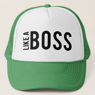Boné COMO um CHEFE