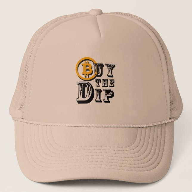 Boné Compre a Queda do Bitcoin (Frente)