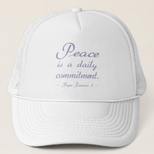 Boné Compromisso de Paz do Papa Francisco